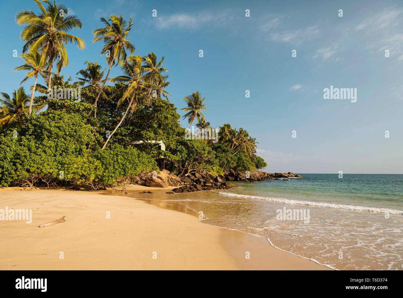 Spiaggia di Devinuwara, Dondra, South Coast, Sri Lanka, Asia Foto Stock