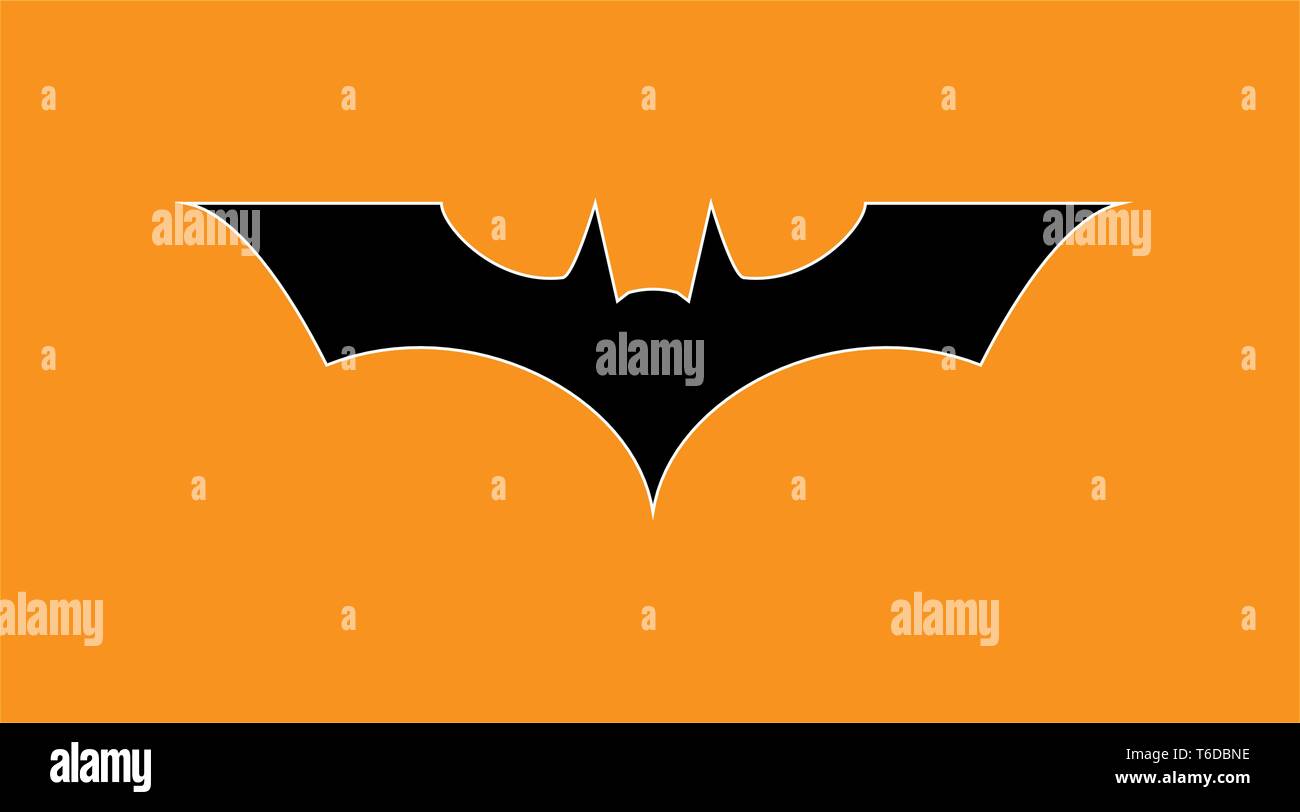 Batman icona logo illustrazione vettoriale Immagine e Vettoriale - Alamy