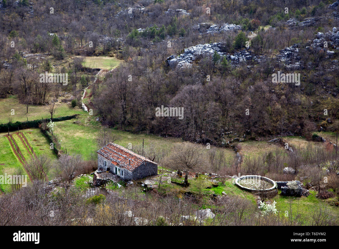 Paesaggio il Montenegro, Albania, Bosnia e Erzegovina, Macedonia, Croazia Foto Stock