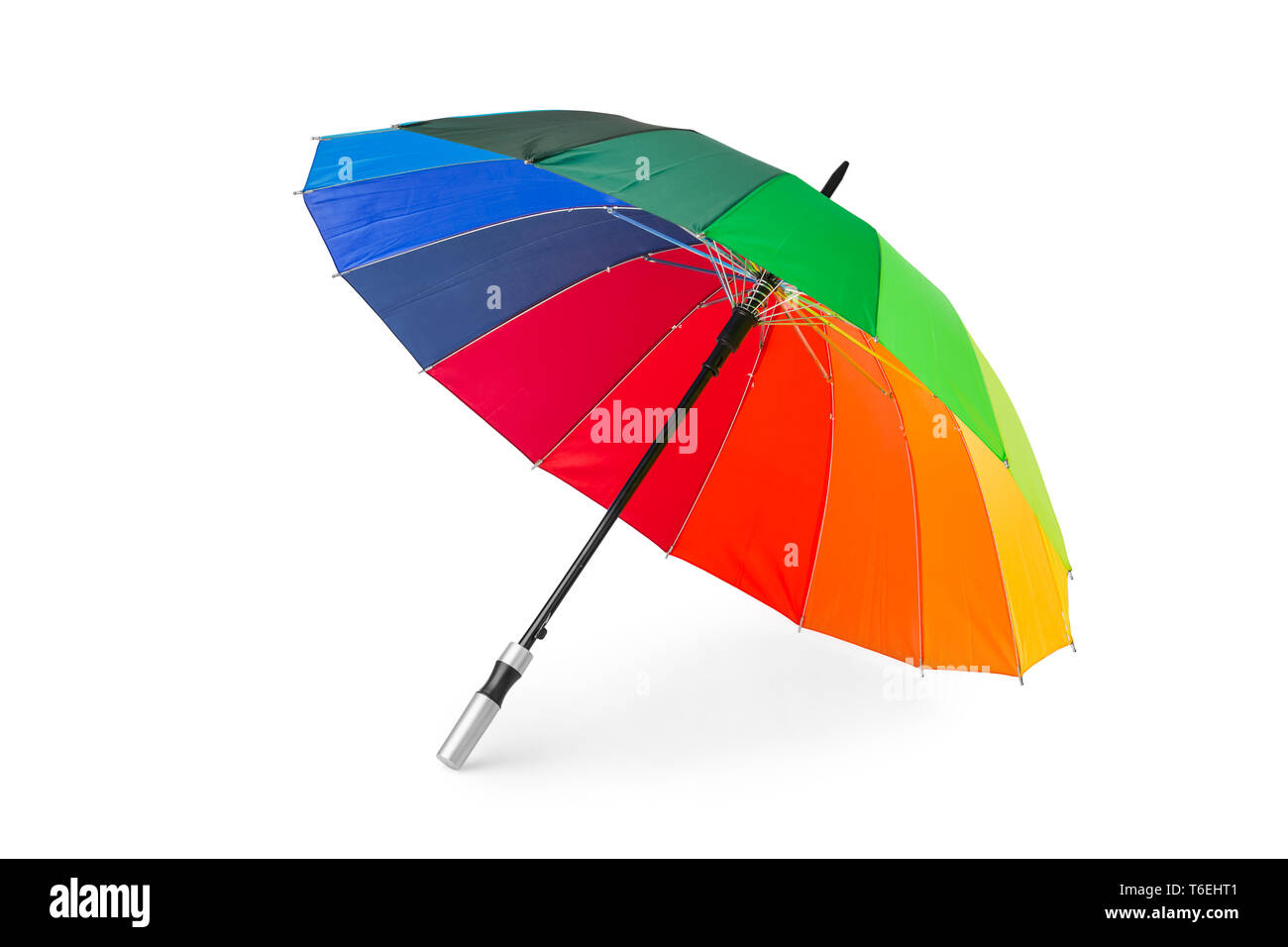 Ombrello coloratissimo Foto Stock