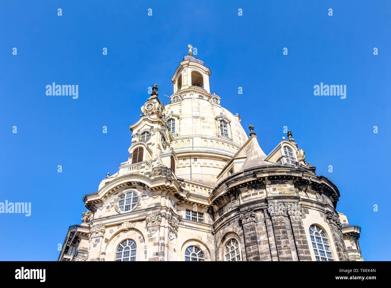 La famosa chiesa di Nostra Signora, Dresda, Germania Foto Stock