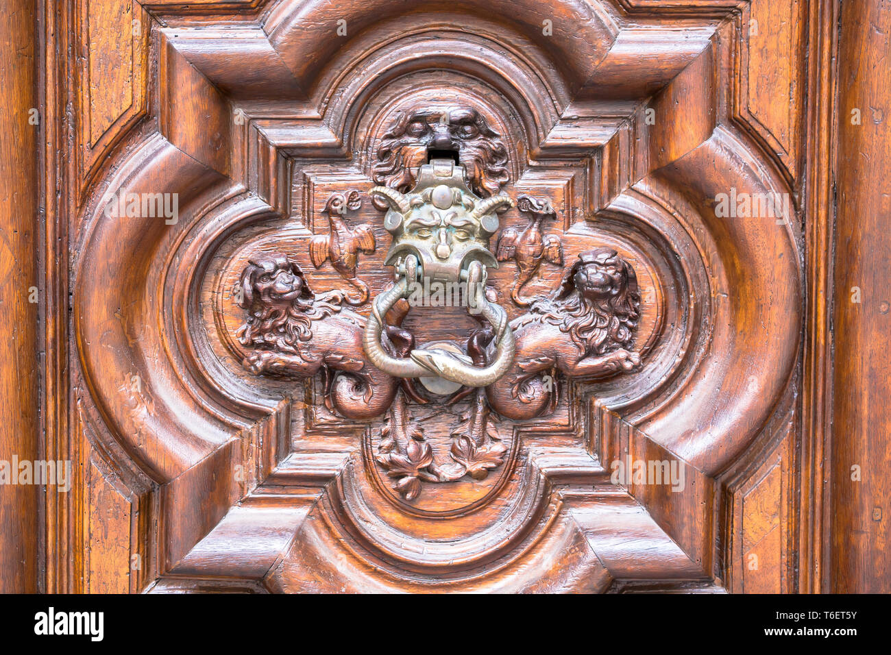 Diavolo porta in Torino, Italia Foto Stock