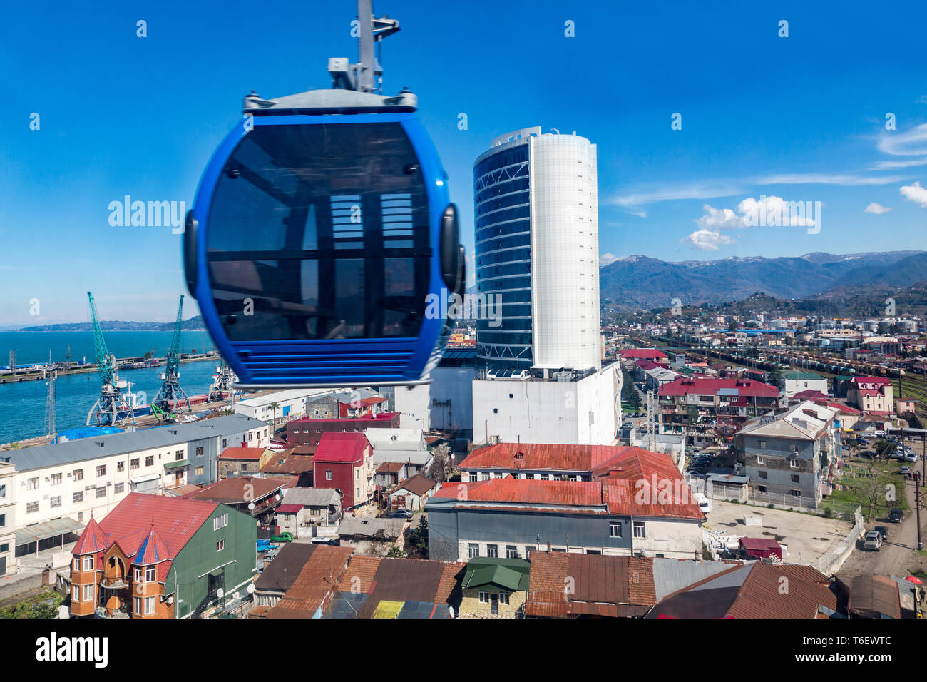 La funivia di Batumi, Georgia Foto Stock