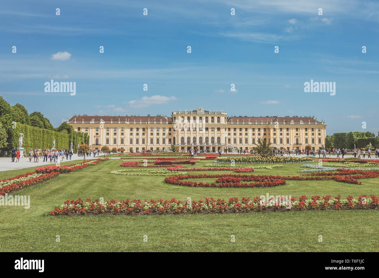 Palazzo di Schonbrunn a Vienna Foto Stock