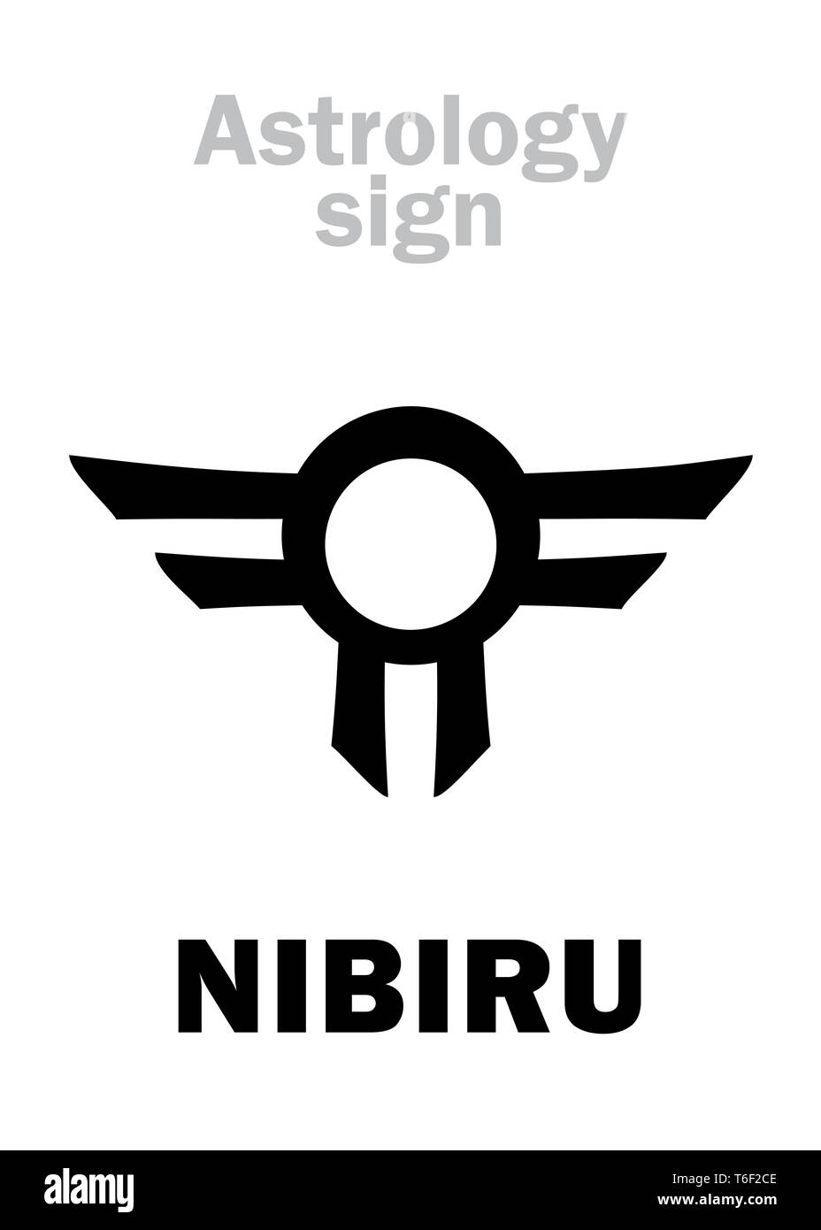 Astrologia: Rogue pianeta Nibiru Foto Stock