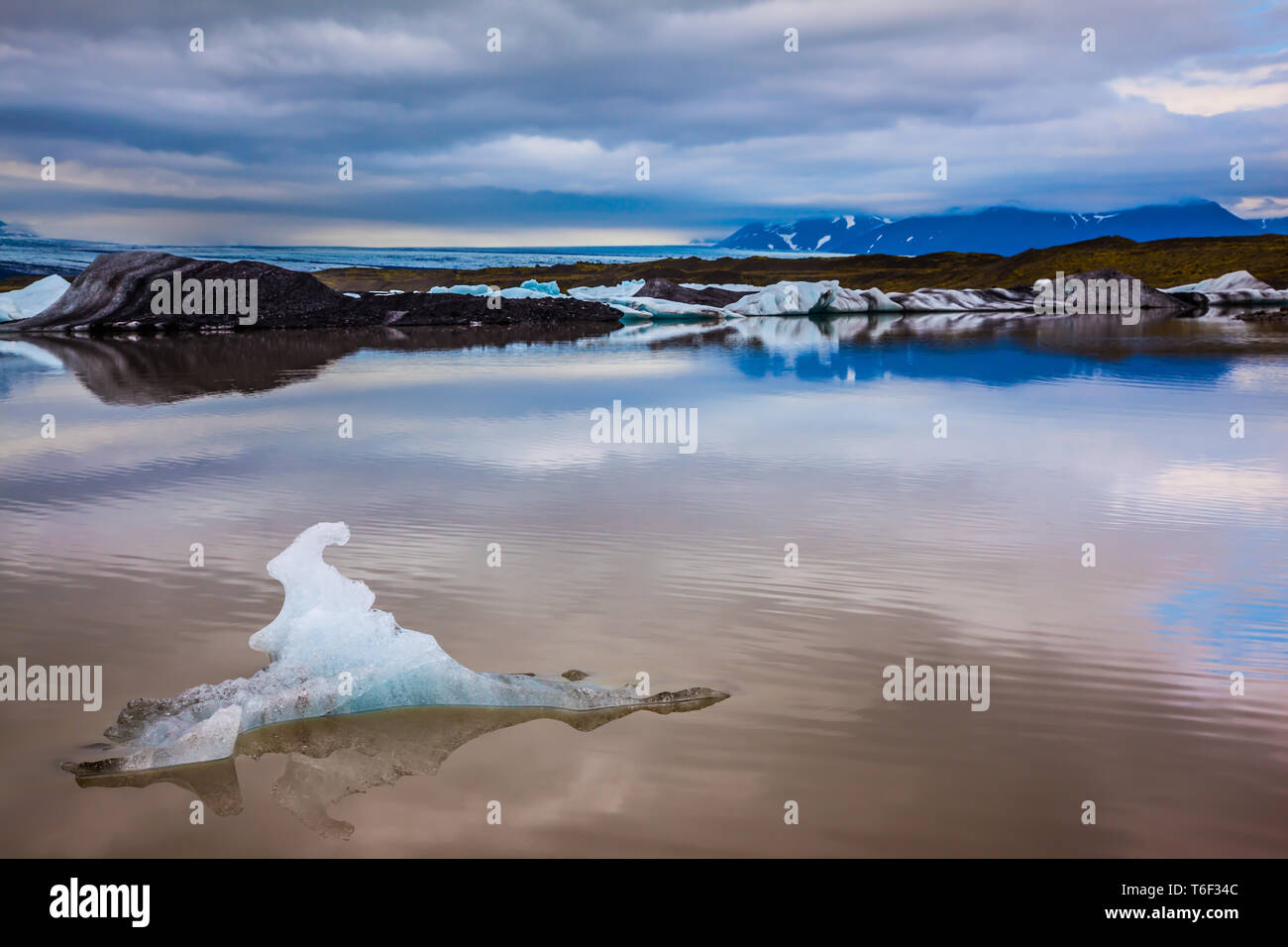 Il pittoresco lago di Foto Stock