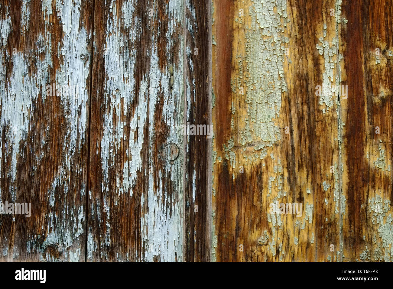 Weathered superficie in legno Foto Stock