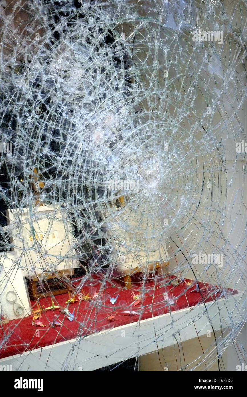 Furto con scasso Foto Stock