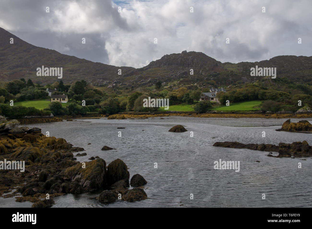 Paesaggio dursey head island Foto Stock