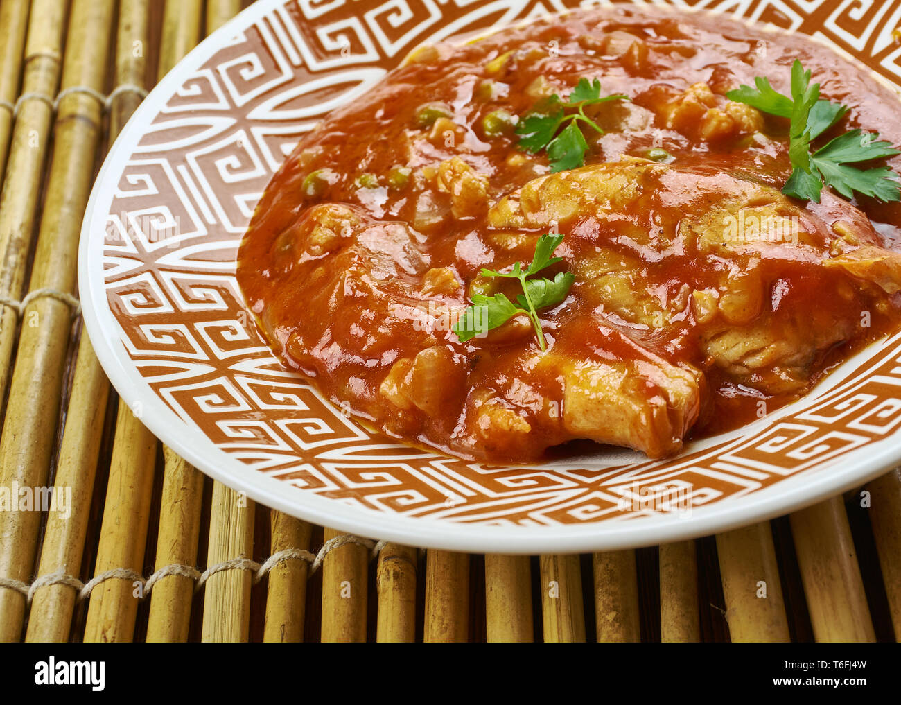 Katla Pesce al Curry Foto Stock
