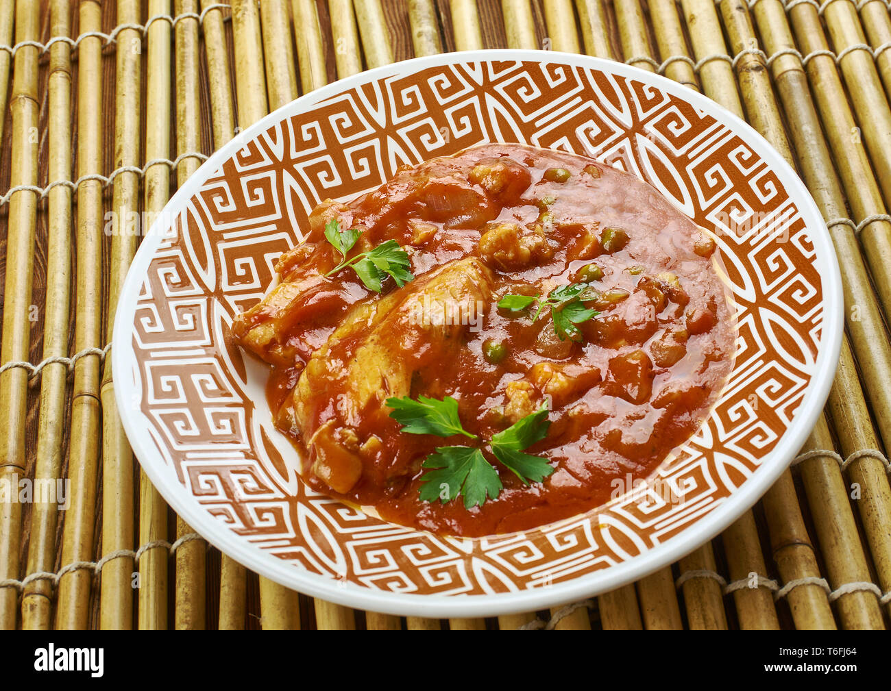 Katla Pesce al Curry Foto Stock