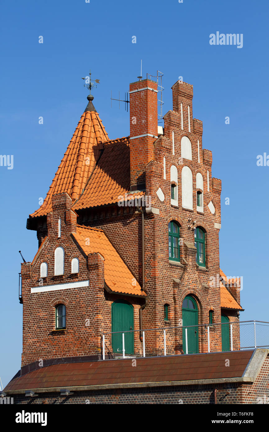 Autorità portuale a Stralsund 003. Germania Foto Stock