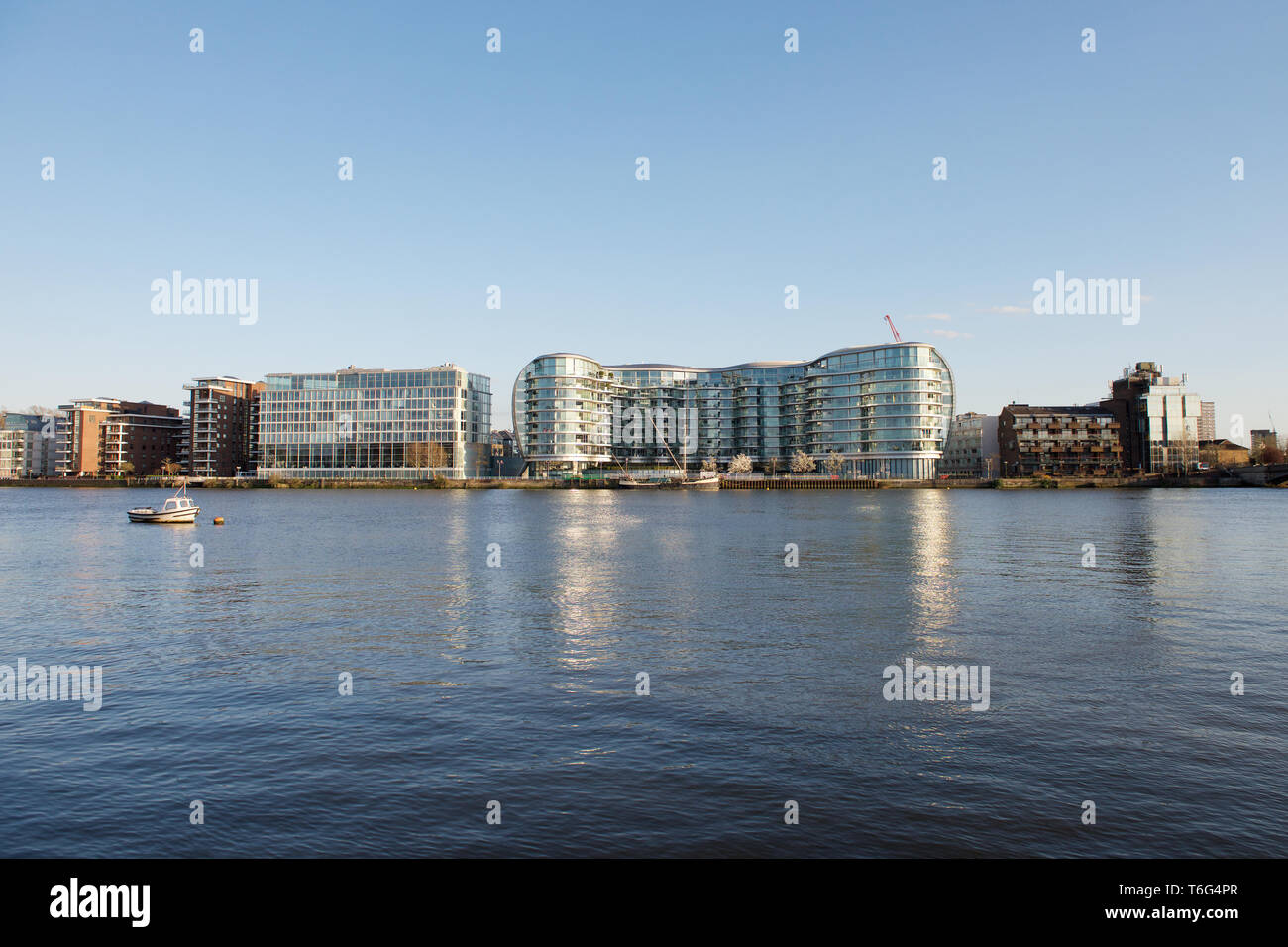 Albion Riverside lo sviluppo a Battersea a Londra in Inghilterra Foto Stock