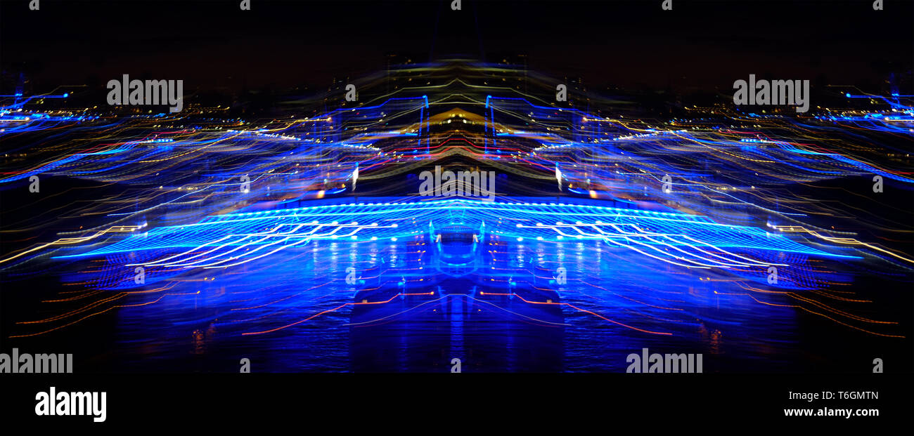 Arte della luce Foto Stock