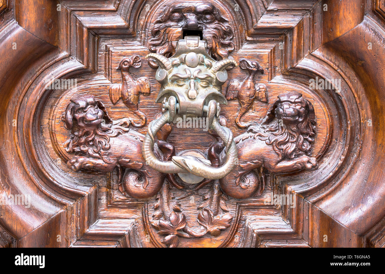 Diavolo porta in Torino, Italia Foto Stock