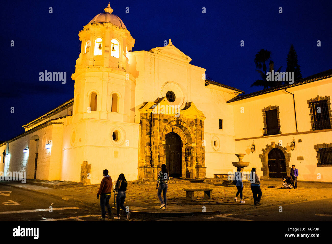 La vita quotidiana in Popayan (Colombia) Foto Stock