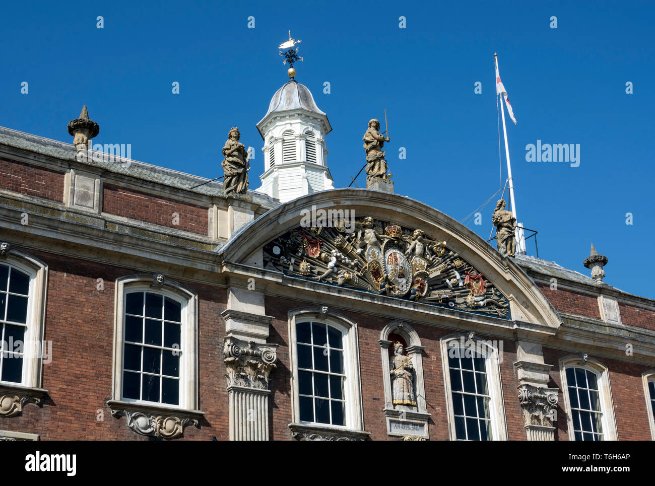 La Guildhall, Worcester, Worcestershire, England, Regno Unito Foto Stock