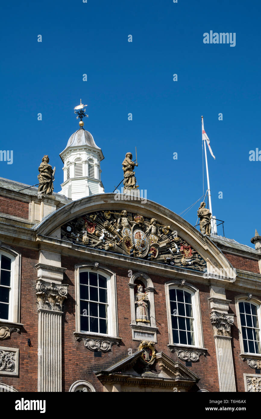 La Guildhall, Worcester, Worcestershire, England, Regno Unito Foto Stock