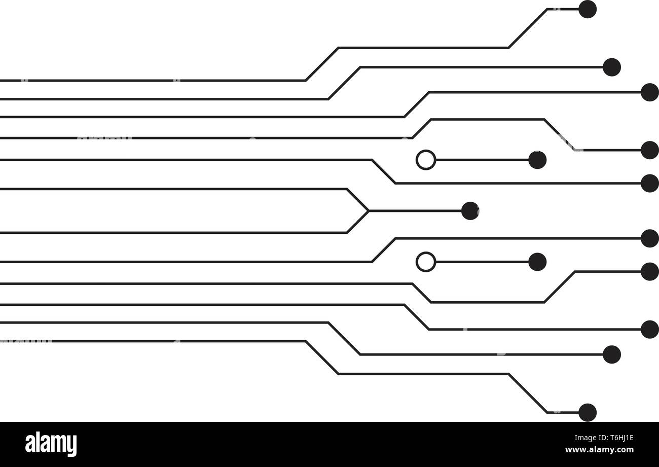 Circuito design illustrazione Illustrazione Vettoriale