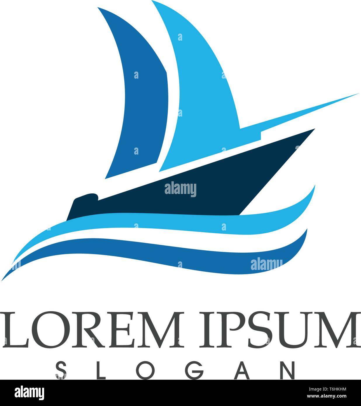 Ocean Liner cruise ship silhouette semplice logo lineare Illustrazione Vettoriale