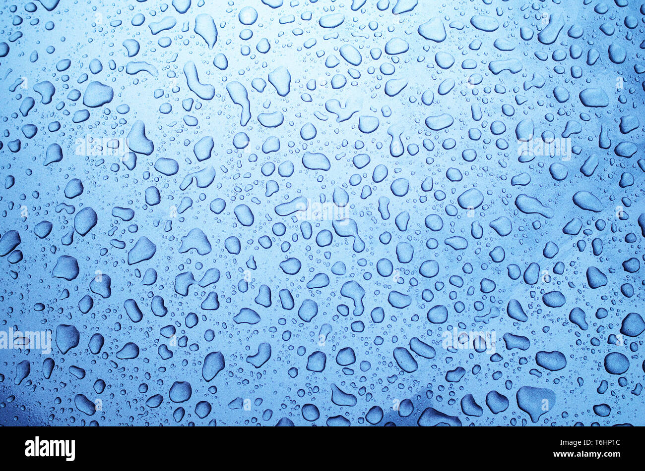 Gocce d'acqua texture. Elemento di design. Foto Stock