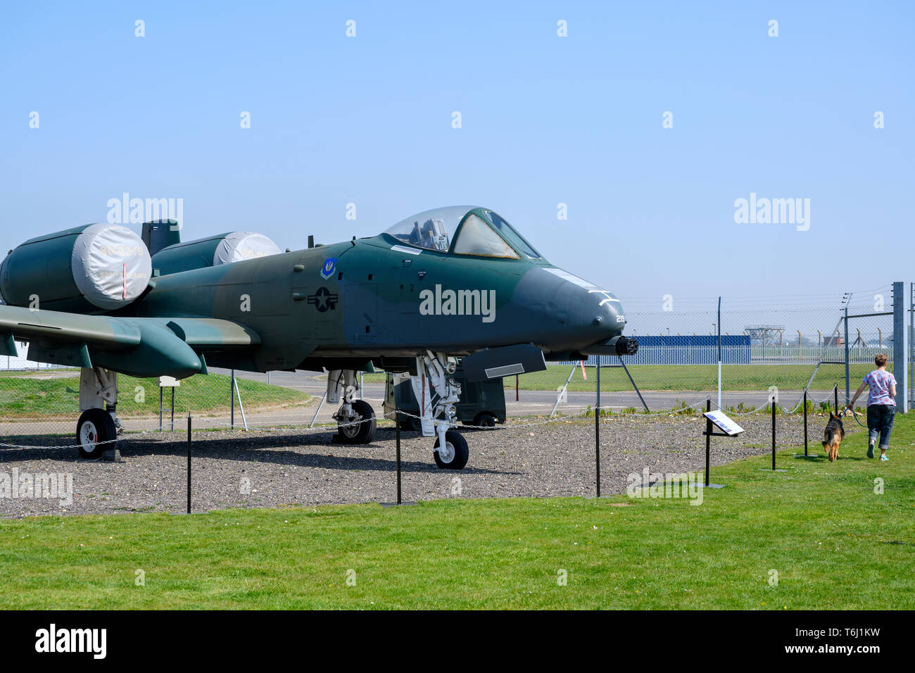 Fairchild Republic A-10 Bentwaters Cold War museum Suffolk REGNO UNITO Foto Stock