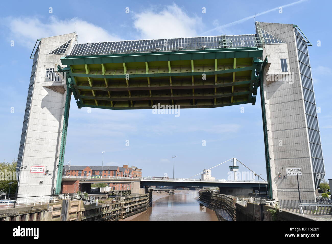 Hull City di cultura barriera di marea Foto Stock