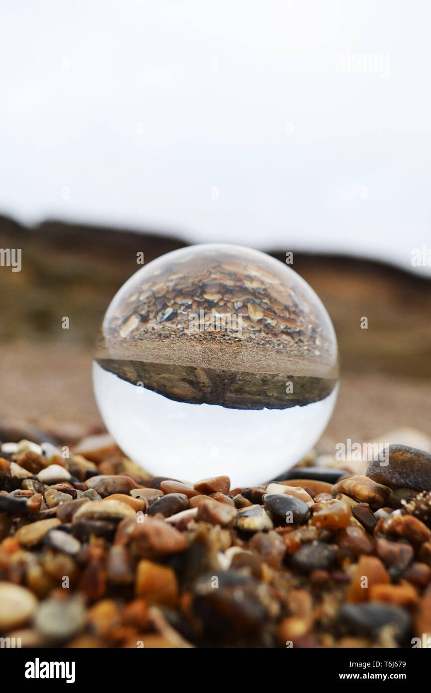 Lensball su Dunwich Heath Foto Stock