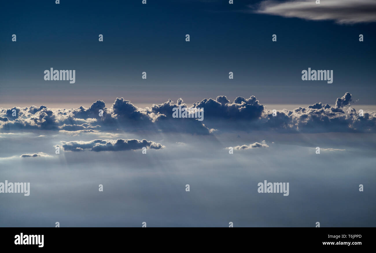 Vista da una Dreamliner Foto Stock