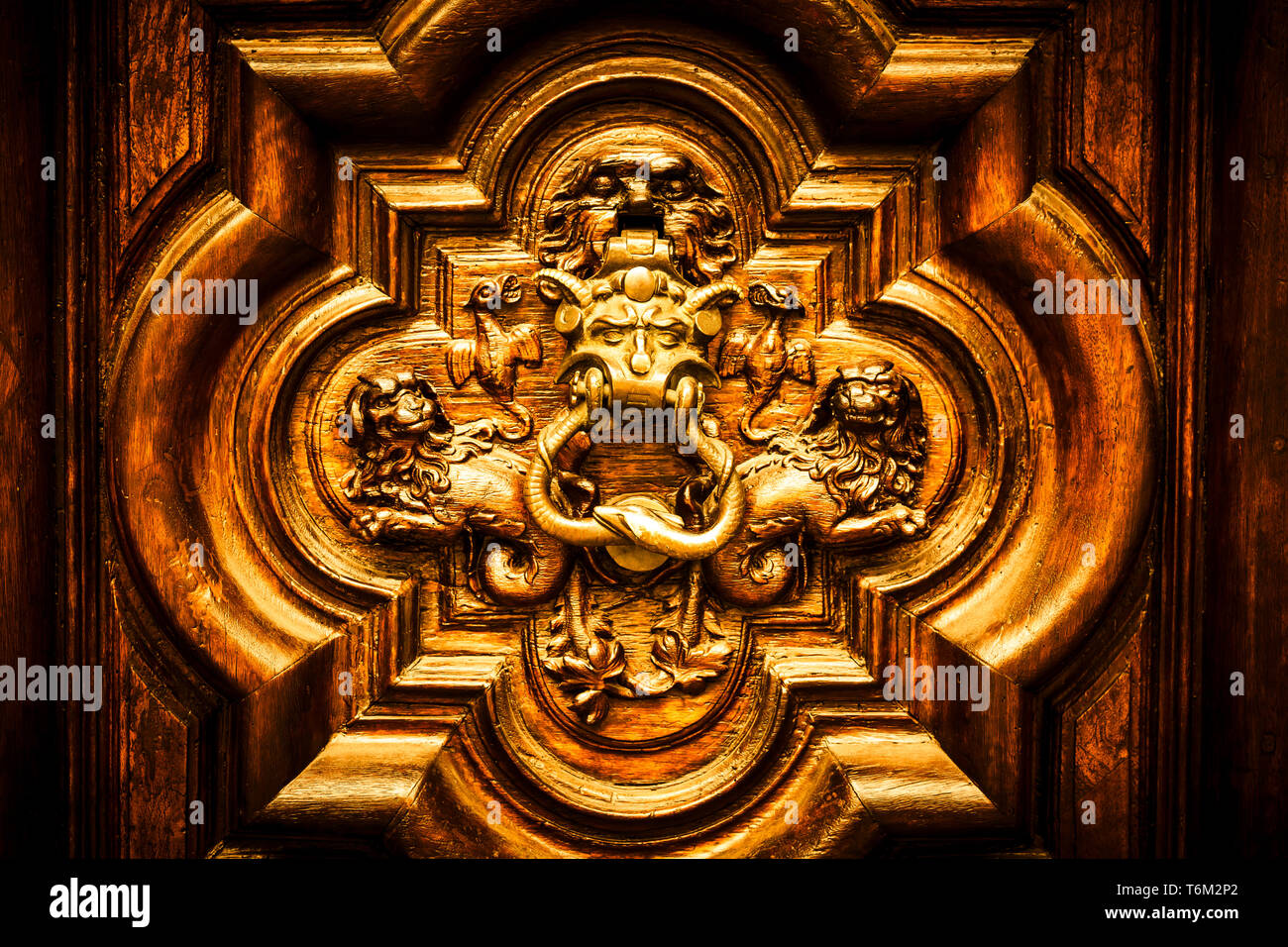 Diavolo porta in Torino, Italia Foto Stock