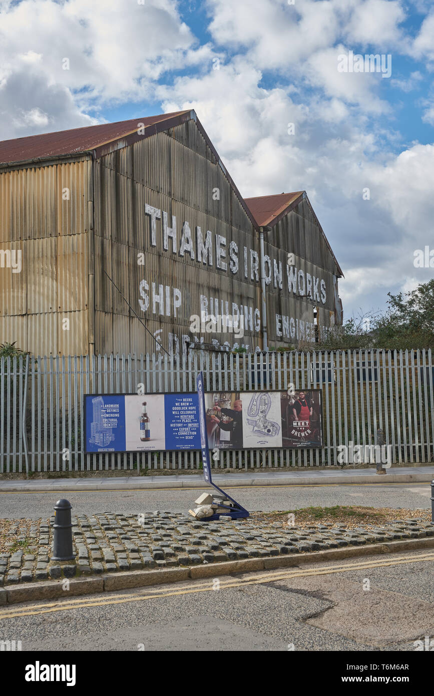 La Thames Ironworks e costruzione navale Company, Limited Foto Stock
