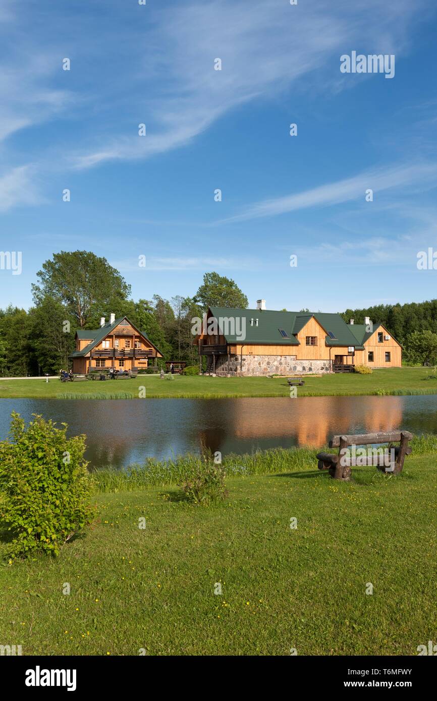 Turismo Setomaa farm, MeremÃ¤e, Southern Estonia Foto Stock