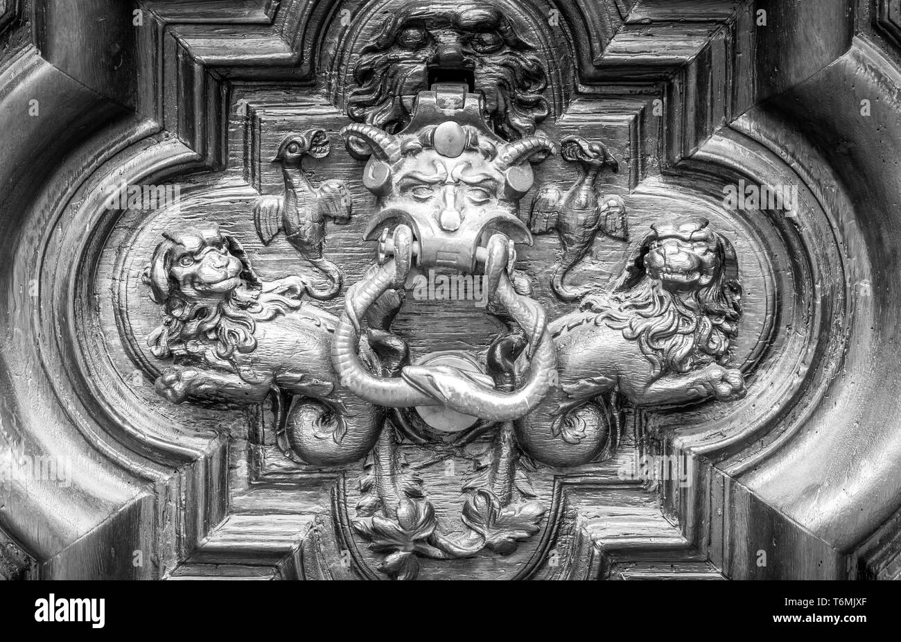 Diavolo porta in Torino, Italia Foto Stock