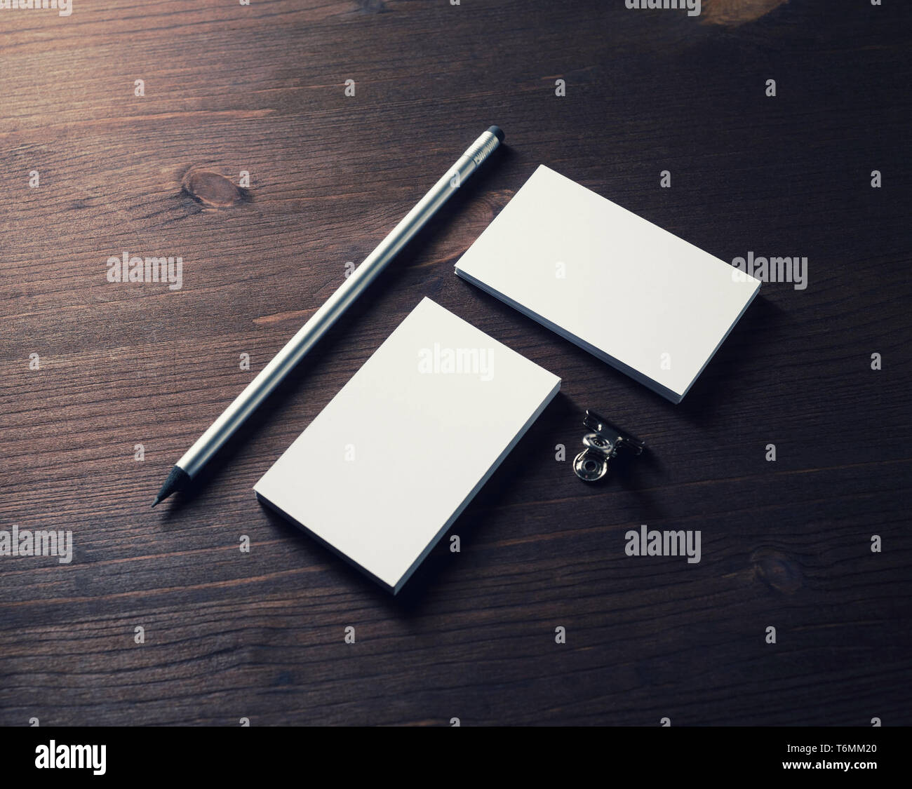 Branding modello di cancelleria Foto Stock