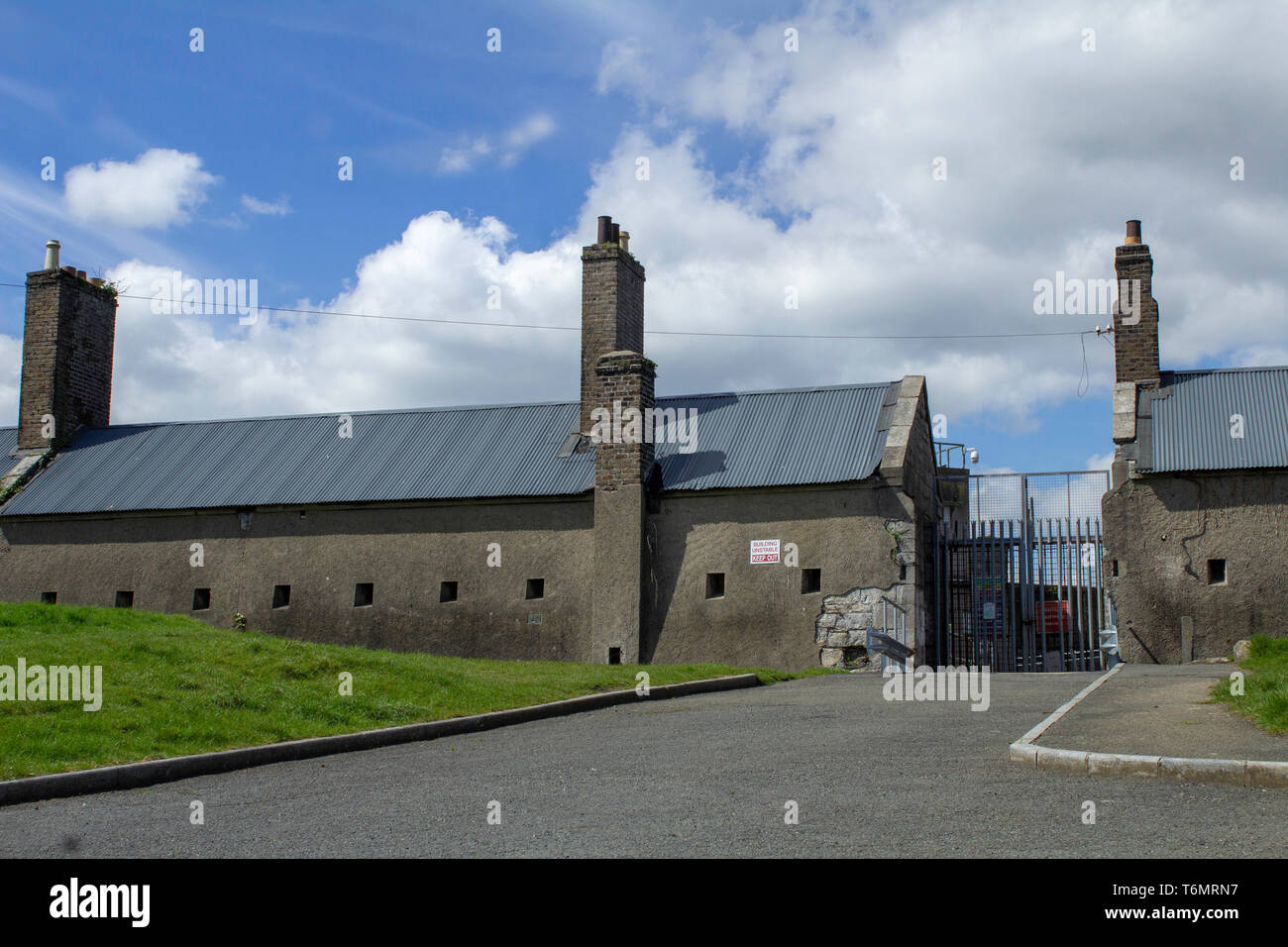 La rivista Fort nel Phoenix Park,Dublino,l'Irlanda. Costruito nel 1735 fu occupata dai soldati britannici fino al1922 quando fu preso da lo stato irlandese Foto Stock