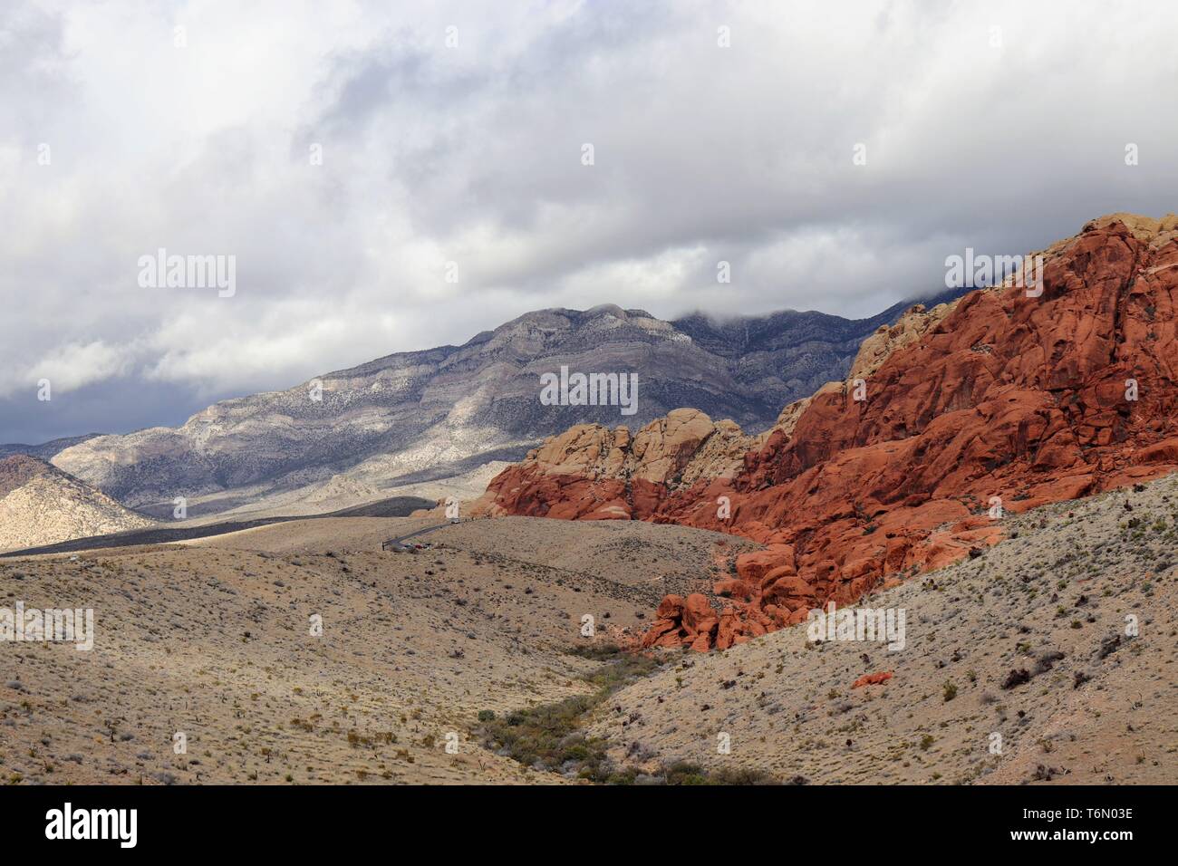 Il Red Rock Canyon scenario Foto Stock