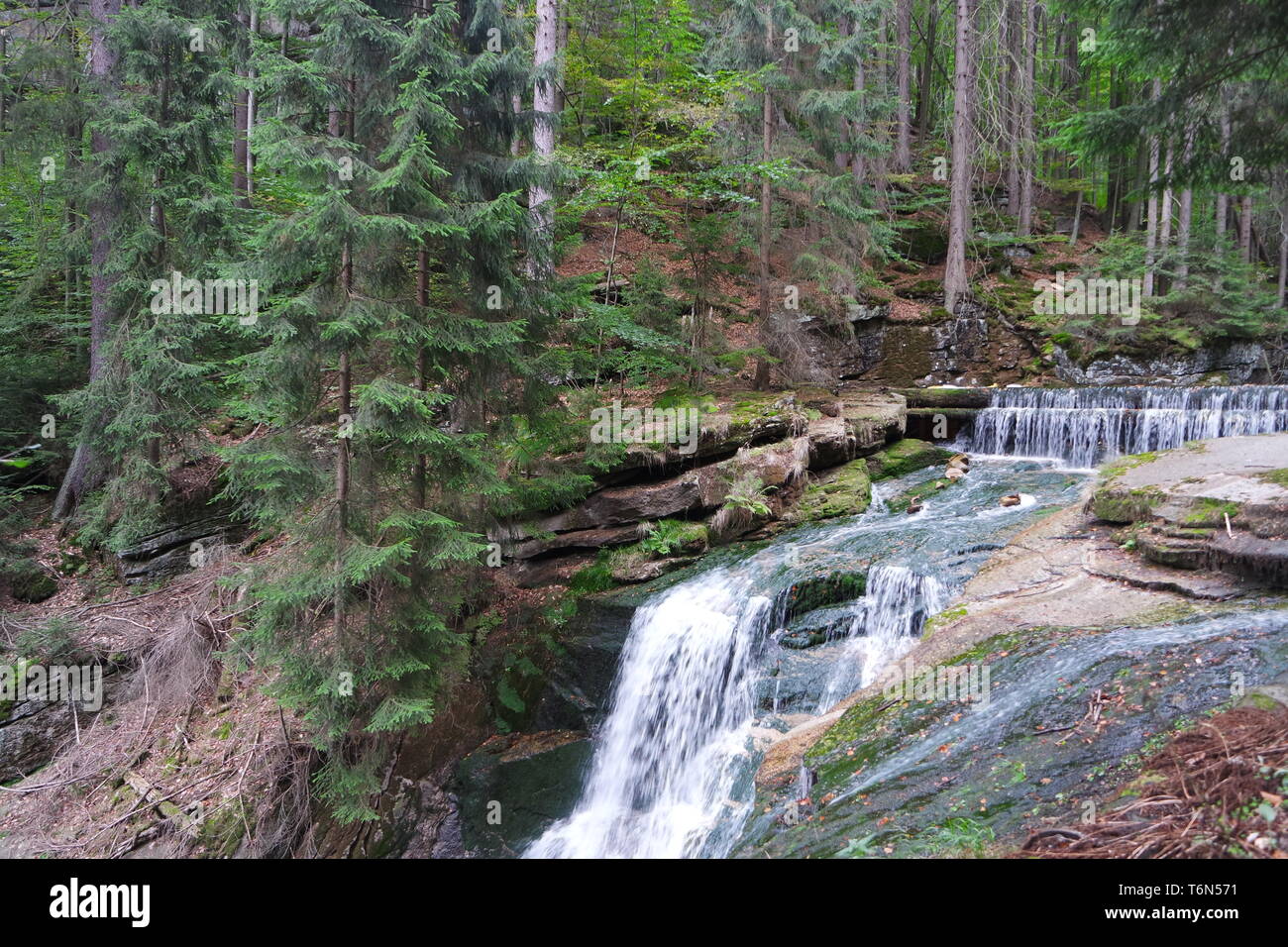 Giant Mountains National Park, Szklarka cascata Foto Stock