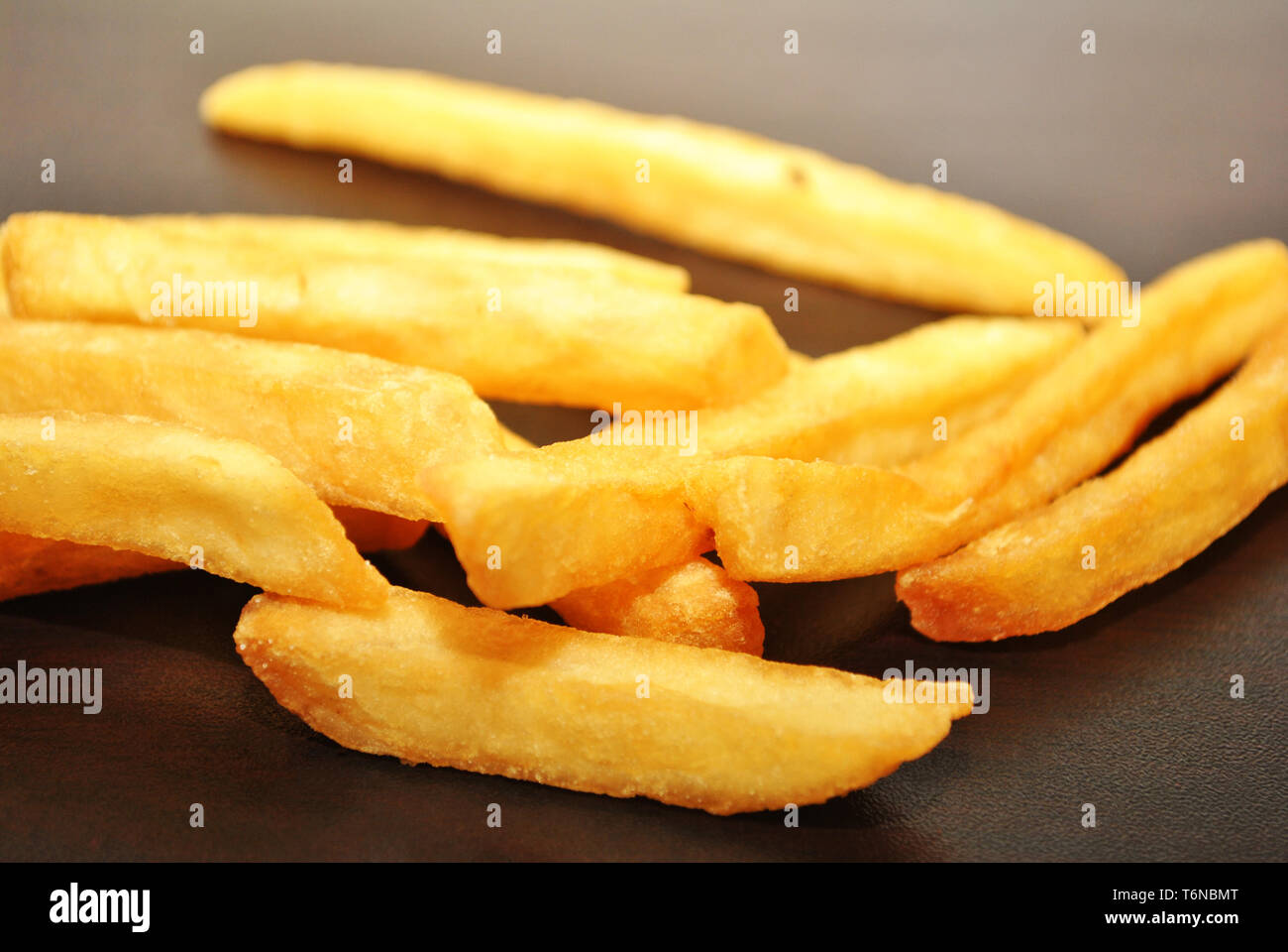 Golden Deep patatine fritte Foto Stock