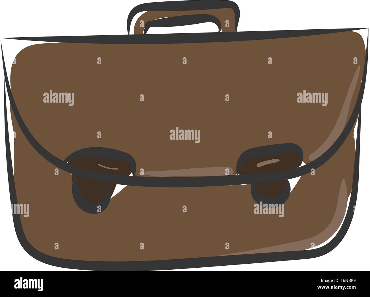 Una valigia fatta di carta nel colore marrone colore di vettore di disegno  o illustrazione Immagine e Vettoriale - Alamy