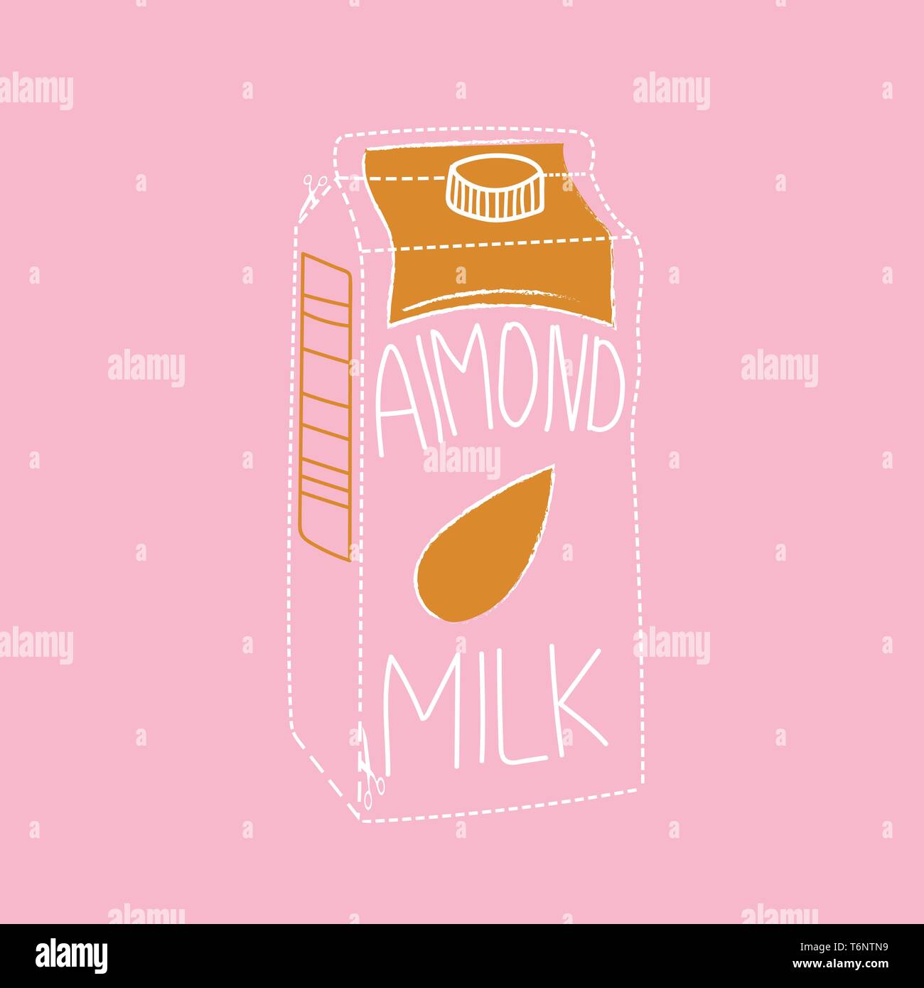 Disegno del latte di una bottiglia di vetro riempita con il latte è pronto per essere incluso nella dieta nutritiva vettore di disegno a colori o illustrazione Illustrazione Vettoriale