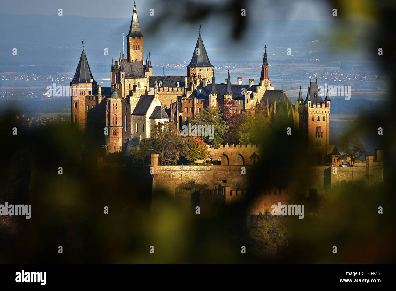 Castello Hohenzollern, svevo, Germania Foto Stock