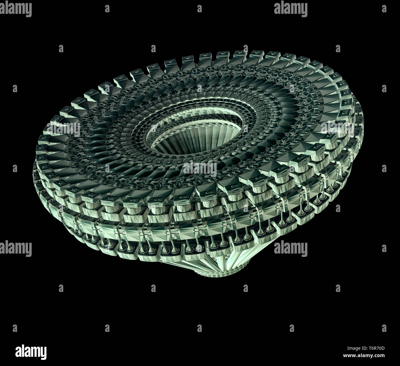 Sci-Fi elemento per astronave, futuristico concetto Foto Stock