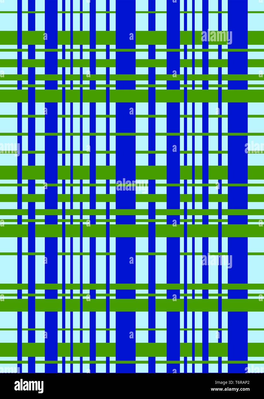 Retrò controlli colorati e strisce PATTERN. Modello senza giunture. Foto Stock