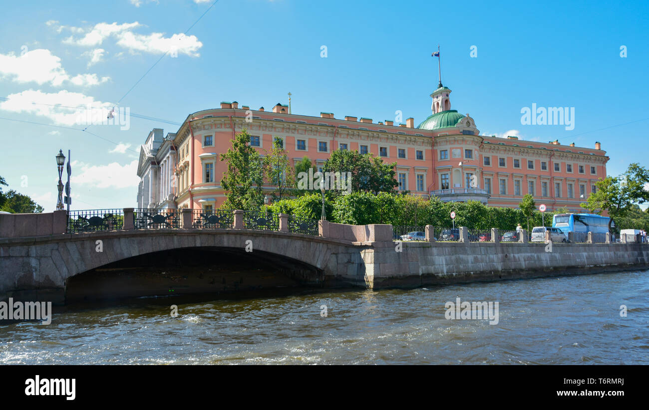 La Russia, San Pietroburgo estate vista panoramica Foto Stock