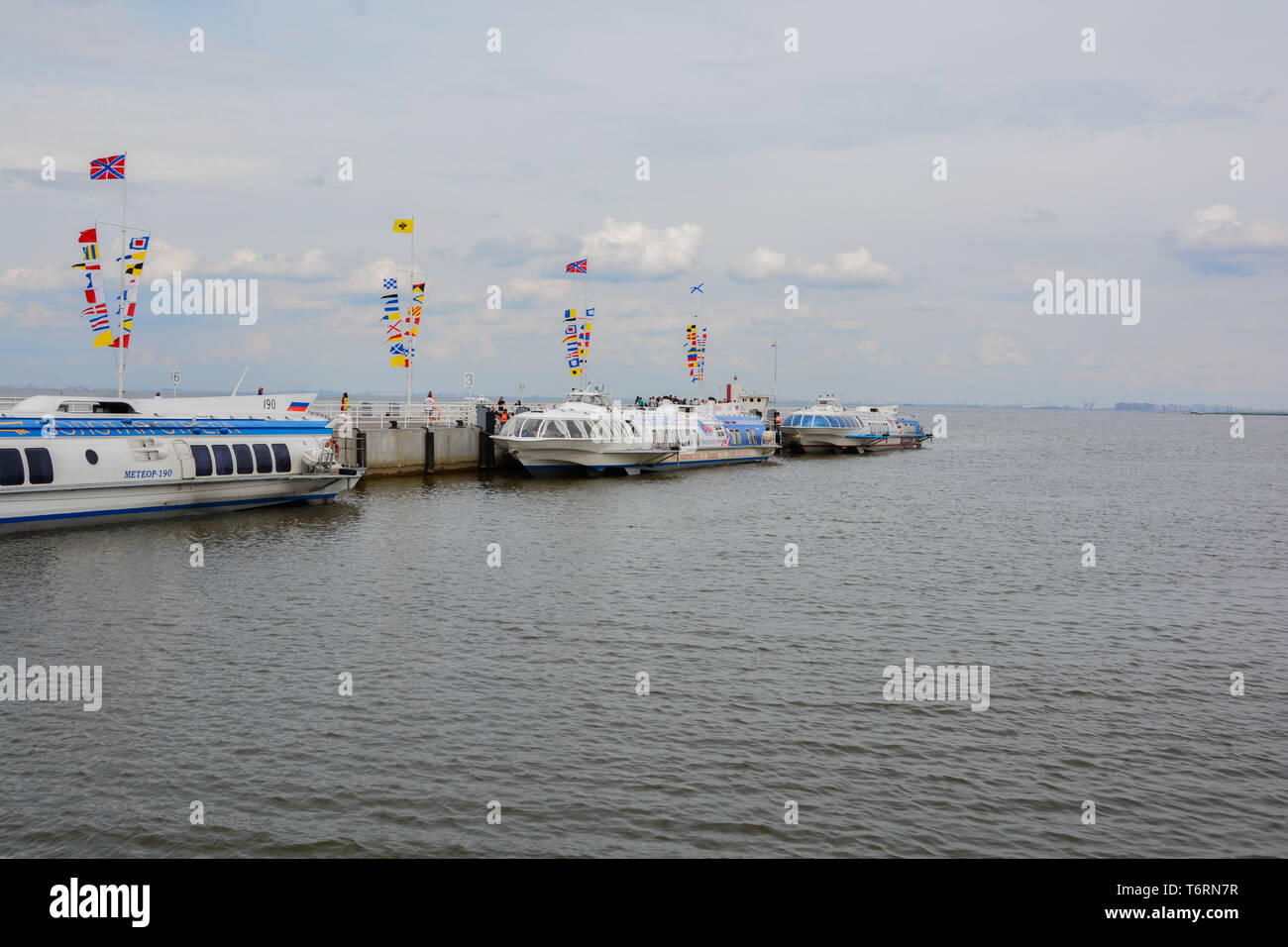 La Russia, San Pietroburgo estate vista panoramica Foto Stock