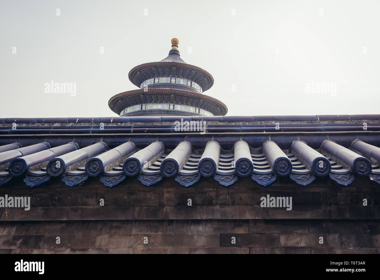 Sala della Preghiera del Buon Raccolto nel Tempio del Cielo a Pechino in Cina Foto Stock