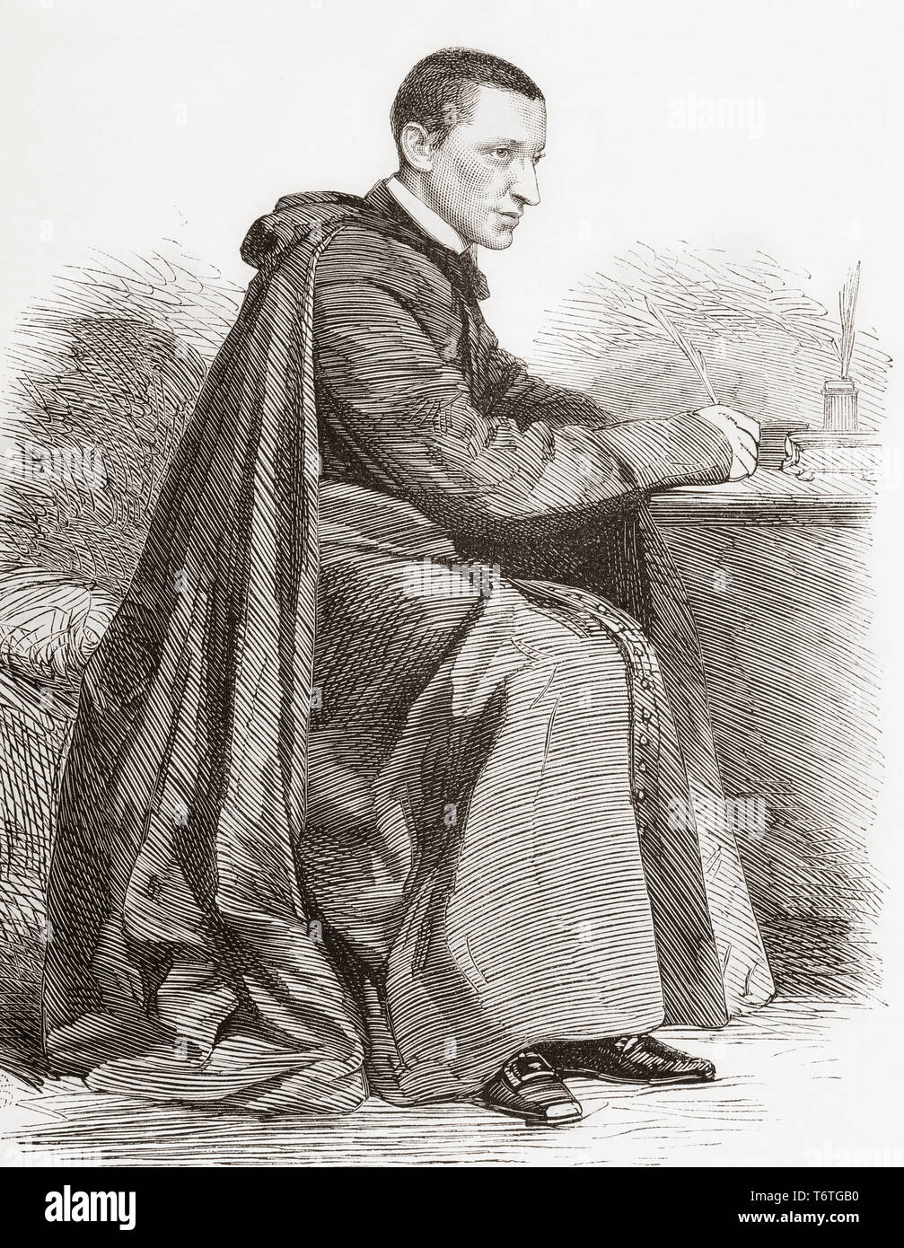 Xavier de Merode, 1820 - 1874. Prelato belga, arcivescovo di statista e degli stati pontifici. Dal Illustrated London News, pubblicato 1865. Foto Stock