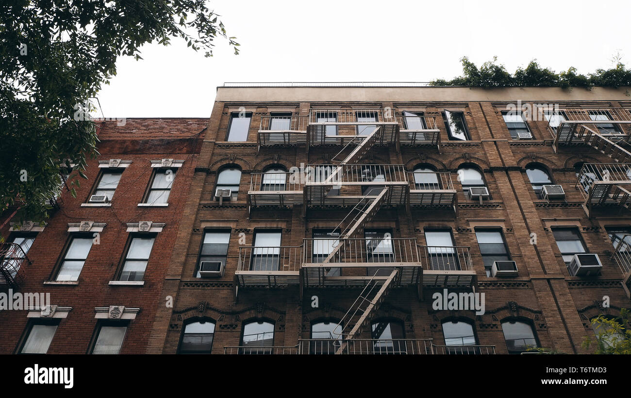 New York City Fire Lettera Foto Stock