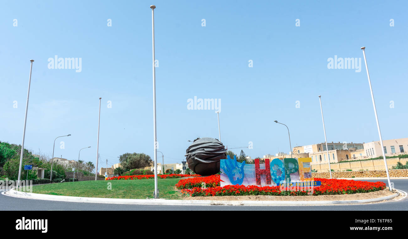 L'autismo giorno di speranza e di consapevolezza Foto Stock