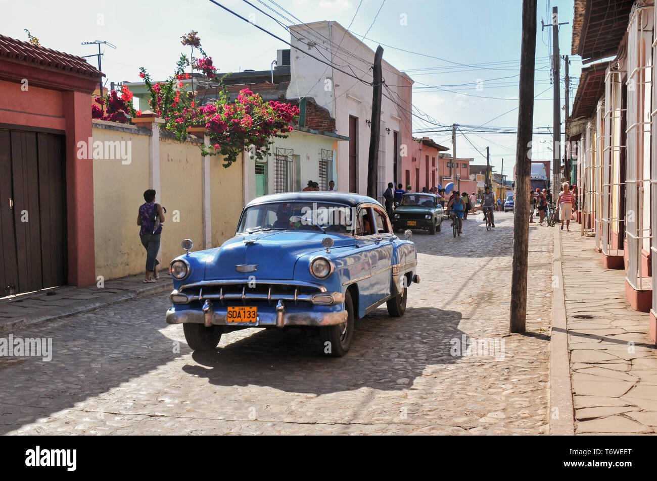 Scena di strada, Trinidad de Cuba, Cuba Foto Stock